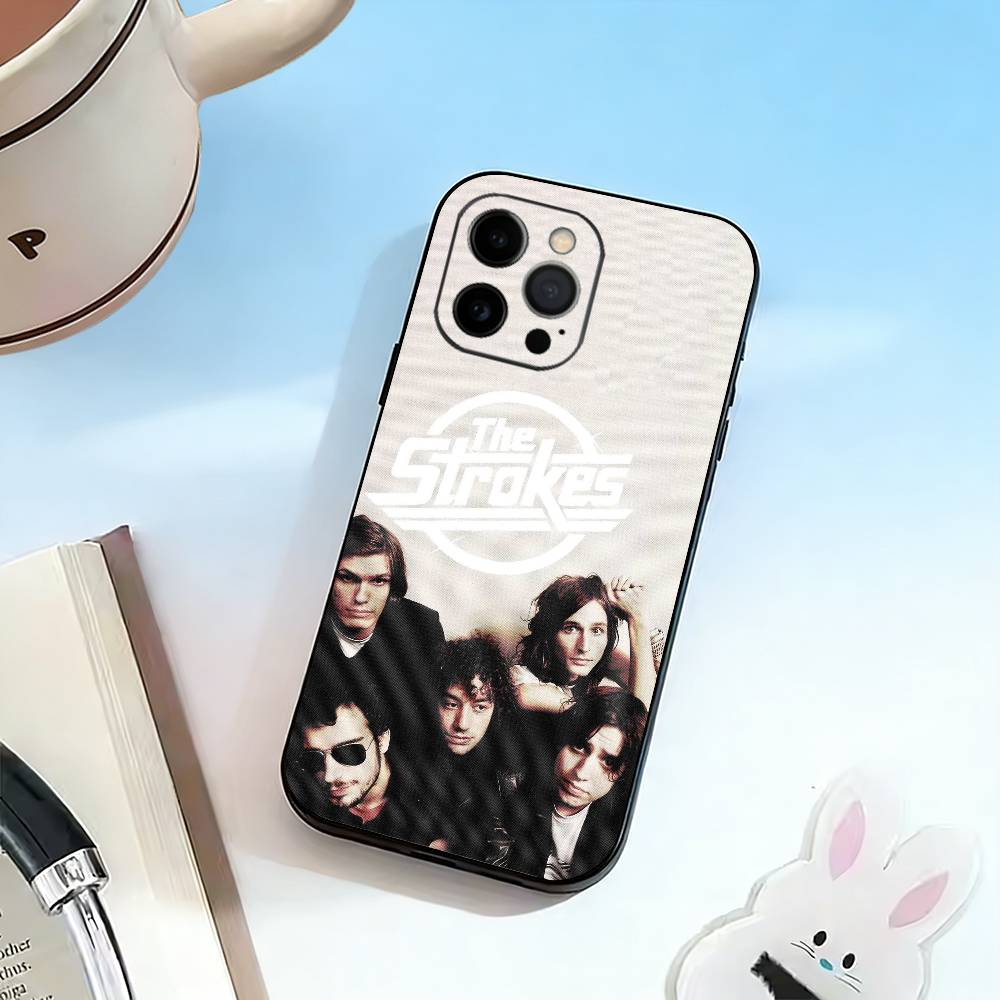 Band The s-Strokes  Phone Case Silicone Soft For IPhone 17 16 15 14 13 12 11 X XR Plus Pro Max Plus