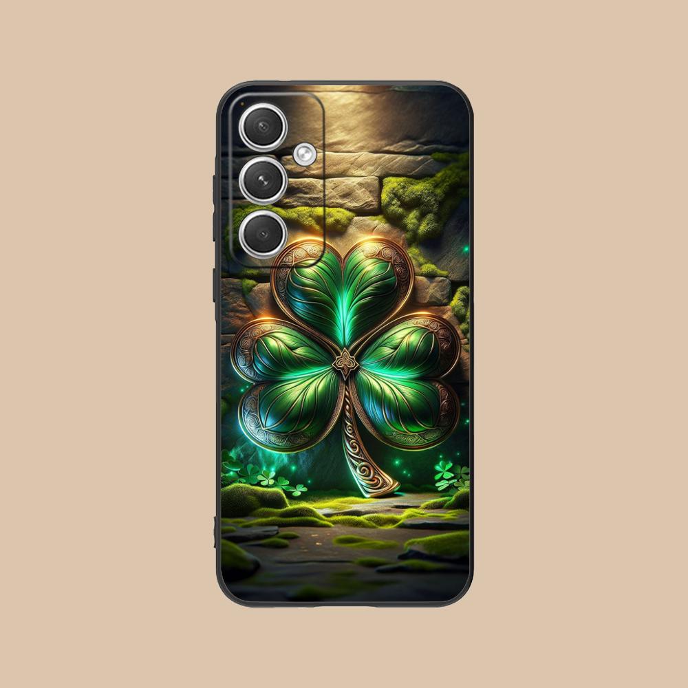 Saint Patrick's Day Mobile Phone Case for Samsung Galaxy S26 S25 S24 S23 S22 S21 S20 Note20 Plus FE Ultra Colorful Cover Cover