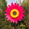 Multistyles Rotating Sunflower PVC Garden Yard Wind Spinner  Outdoor Party Picnic Decor