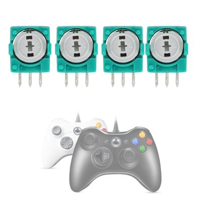 10xAnalog Switches Micro Button 3Pin Gaskets Replacement Handle Rocker Thumbstick Axises Resistors for XB 360 Controller