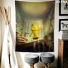 Little Nightmares Arazzo da Parete Estetico Appeso a Parete Coperta in Tessuto Stampato Arazzi Decorativi per Camera da Letto Soggiorno Arredamento per la Casa