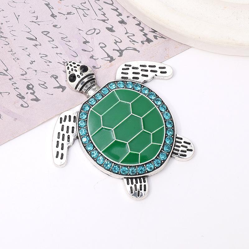 Yilian Creative Turtle Diamond Alloy DIY Jewelry Phone Accessories
