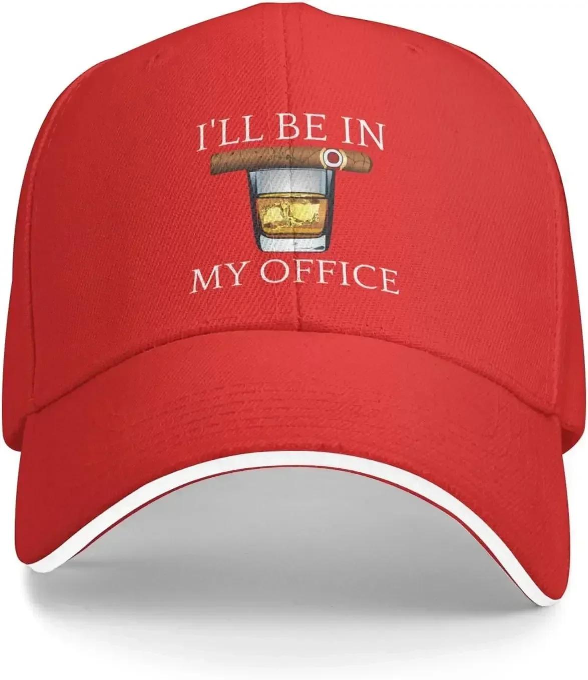 Ill Be in My Office Hat for Women Baseball Cap Trendy Caps Adjustable