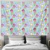 Boho Tapestry Wall Hanging Aesthetic Room Decor Vintage Nature Floral Pattern Bedding Throw Blanket Home Living Wall Art