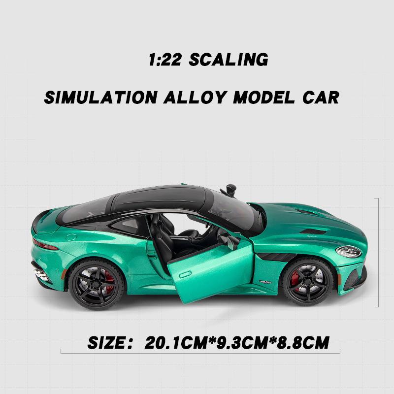 1/24 Scale Aston Martin DBS Luxury Sports Car Alloy Metal Diecast & Toy Vehicle Car Model High Simulation Collect Hobby Ornament Gift