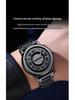 Binbang Men's Black Tech Magnetic Levitation Waterproof Watch - New Concept, Creative Design