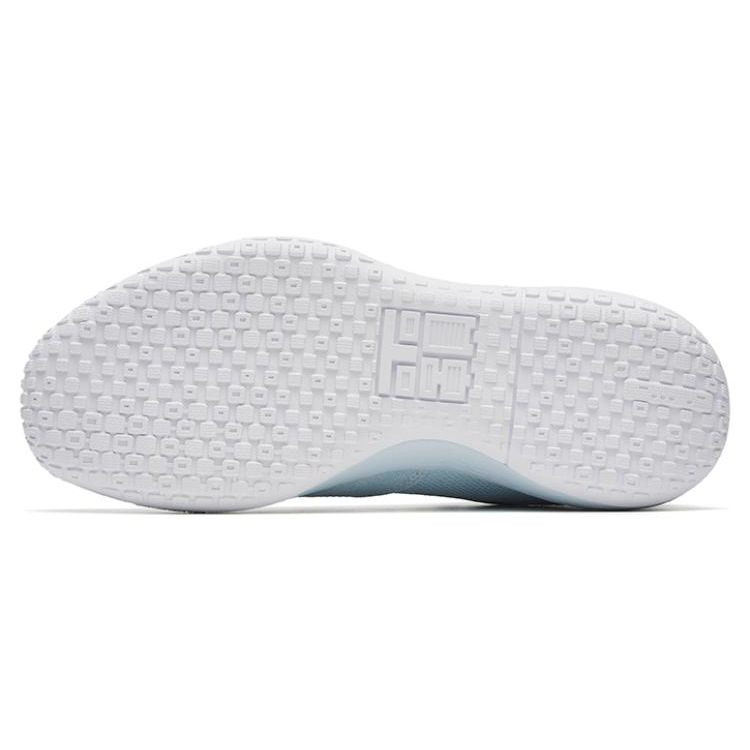 Anta Sapatos de Basquetebol de Cano Baixo Antiderrapantes Duráveis com Rebound Sapatilhas Masculinas Azul Rosa 112241602-3