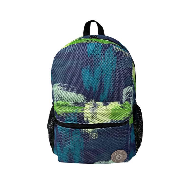 Large Capacity Student Schoolbag - Outdoor Travel & Computer Backpack with Mesh Design