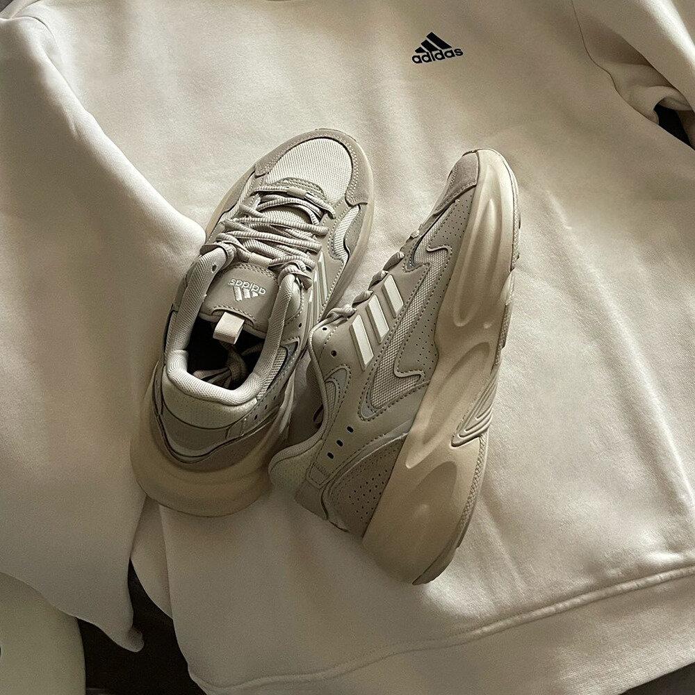 Adidas OZWAVE PU, Textile, Synthetic Leather Low top Chunky Sneakers U 36.5