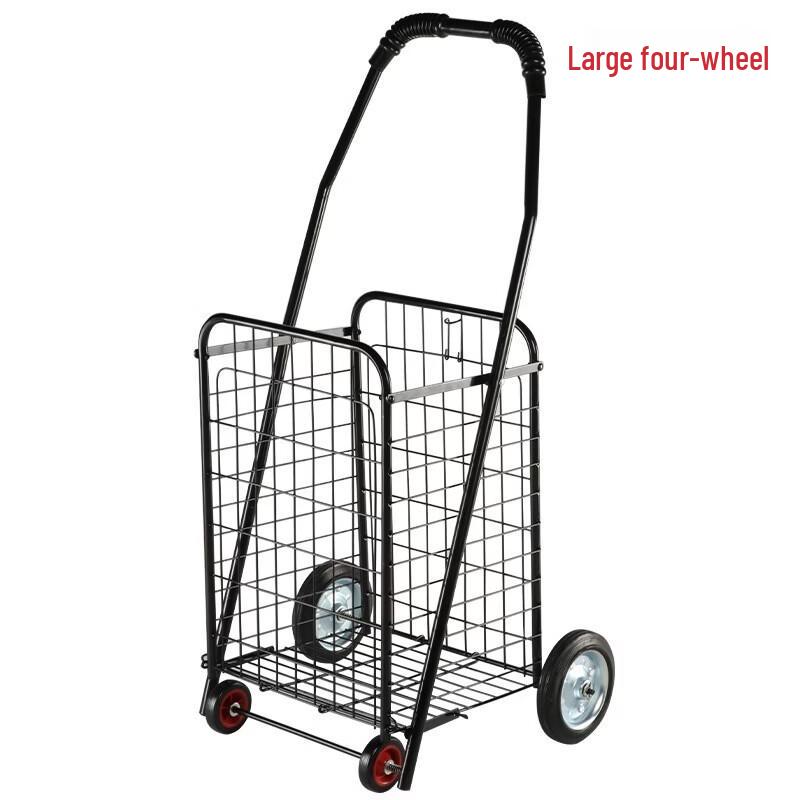 Handun Large Black Shopping Cart
