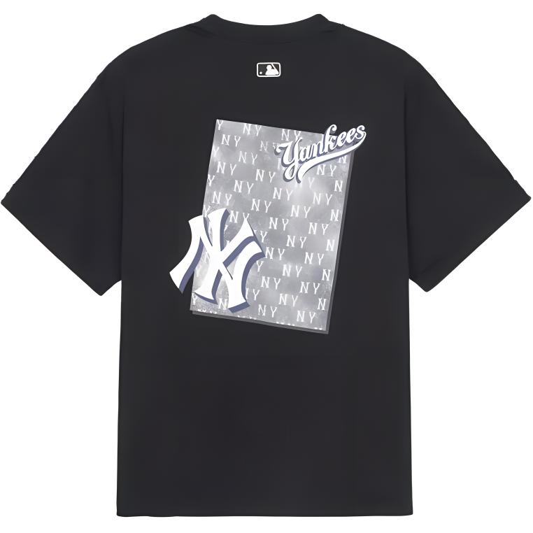 New MLB T Shirts Men's Black 3ATSM0744-50BKS