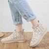 Women's Breathable Mesh Summer Shoes Lace Walking Shallow Solid Non Slip Casual Boots 35-40 Knit Boot Lace Shoes