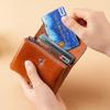New Fashion Retro Women Double Layer Wallet Clutch Bag Coin Purse Key Earphone Bank Card Storage Mini Purses Coin Pouch