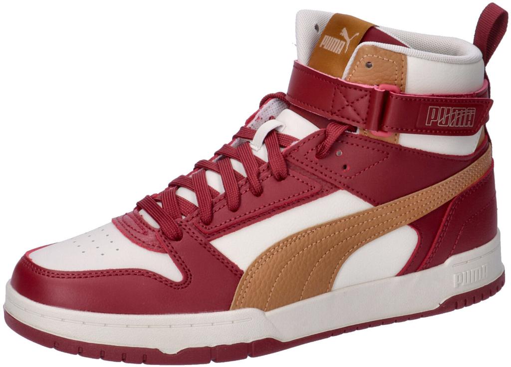 Puma RBD Rebound Game Sneakers (385839) Alpine Snow/caramel Latte/rich Red