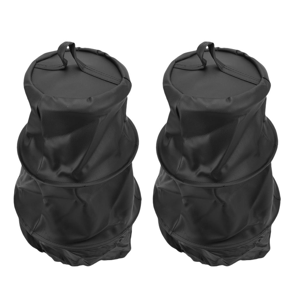 2Pcs Bee Swarm Cage Catcher Beekeeping Tool PU Leather Outdoor Beekeeper Supplies Black