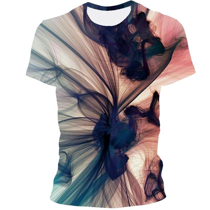 Psychedelische Muster 3D-bedruckte T-Shirts Herren Mode Lässig Streetwear Herren Sommer Lässig Kurzarm Sportoberteile Damen Kinder T-Shirts