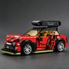Personalização e Conversão de Carros da Série Cidade: Modelo de Carro de Blocos de Construção Edição de Viagem com Rack de Teto—Brinquedo Educacional