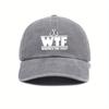 High-quality Solid Color Washed Baseball Cap Coated Cotton Four-thread Distressed Peaked Cap Curved Brim Hat Sun Visor Light Plate Cap
