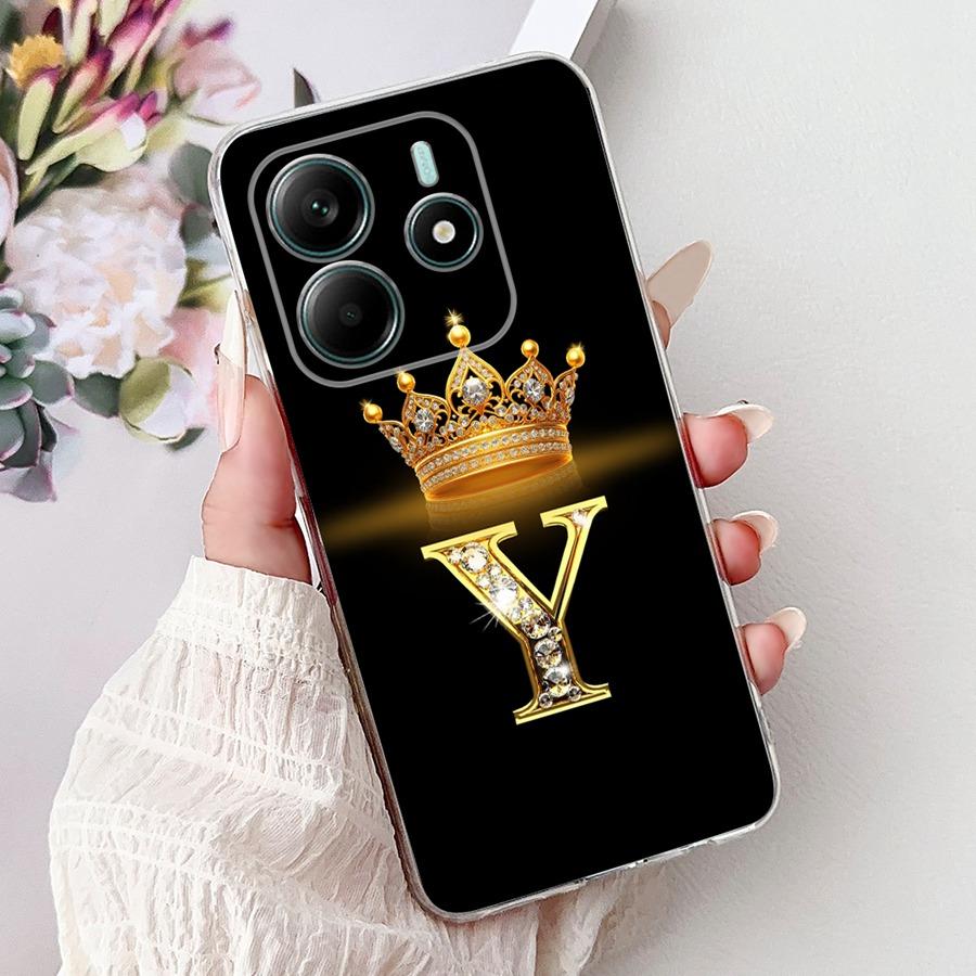 New Letter Painted Case for Xiaomi Redmi Note 14 Pro 5G Soft Silicone Fundas Soft Silicone Shell for Redmi Note14 5G 14Pro Capa