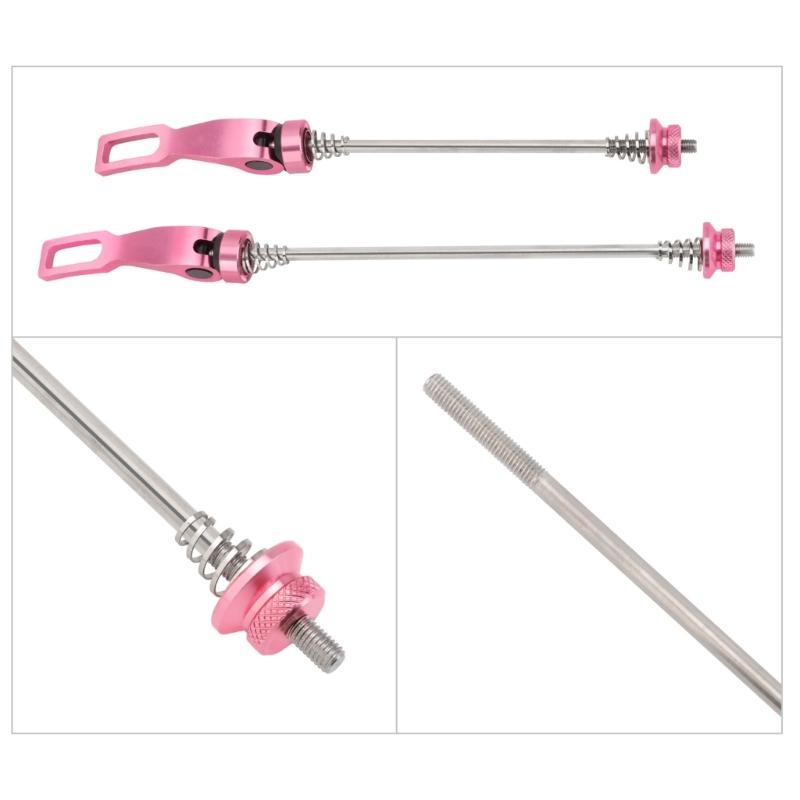 Bicycles Wheel Hub Quick Release Skewers Bike Front Rear Bicycles Wheel Hub Clip Bolt Levers for Bike Wheel Hub