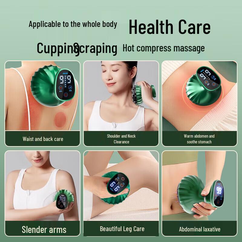 AUX Rechargeable Magnetic Cupping & Gua Sha Massager