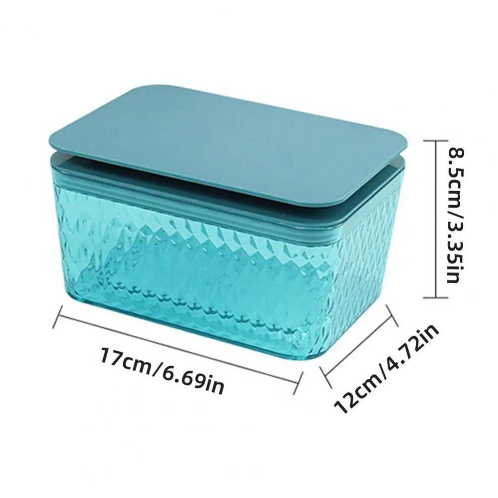 Impact Resistant Wet Wipes Dispenser Easy Open Lid Transparent Wipes Case  Bathroom Use