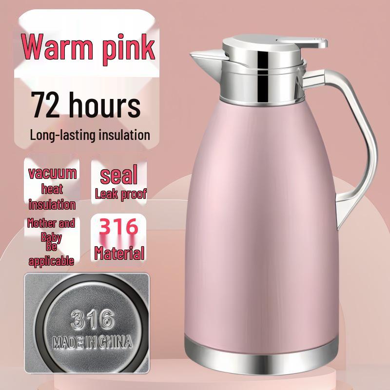 Stainless Steel Double-Layer Anti-Scald Insulated Kettle
