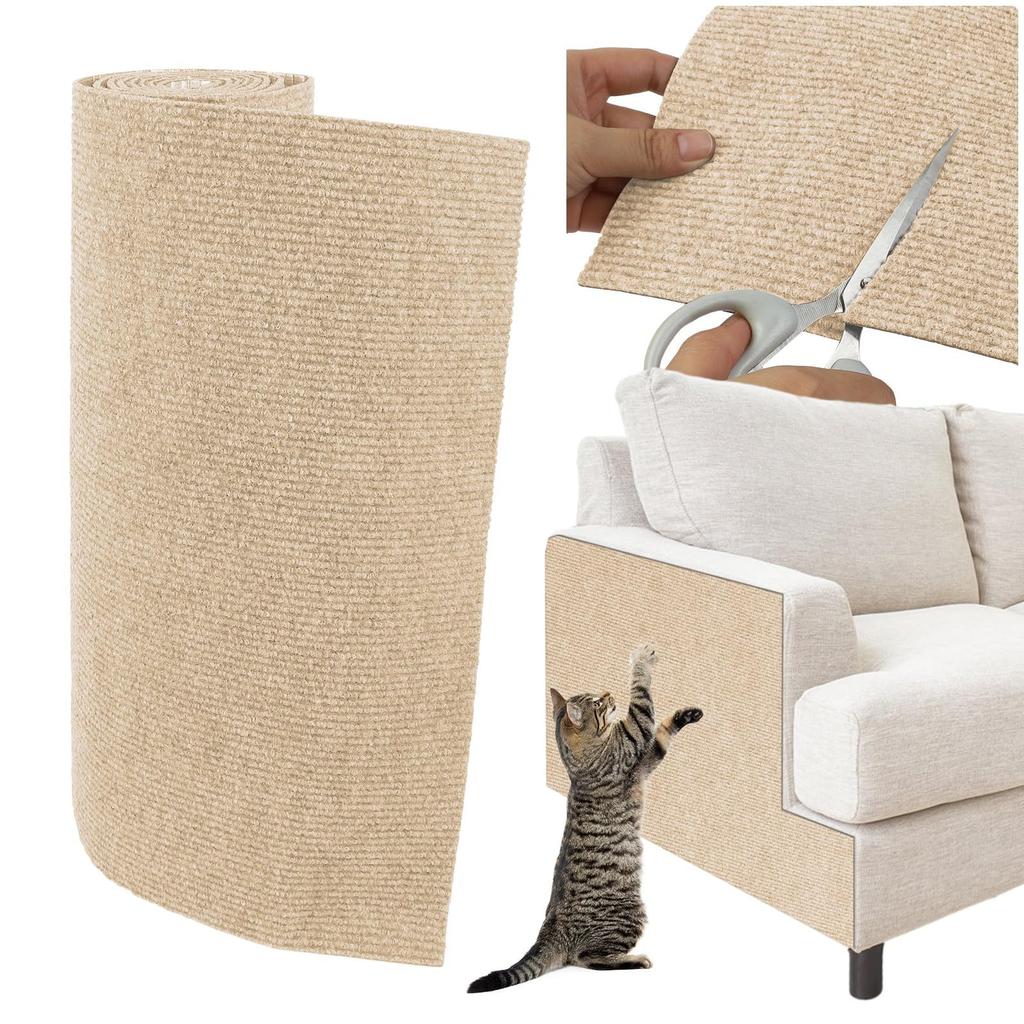 Self-adhesive Cuttable Cat Scratching Pad Furniture Protector-40x200cm