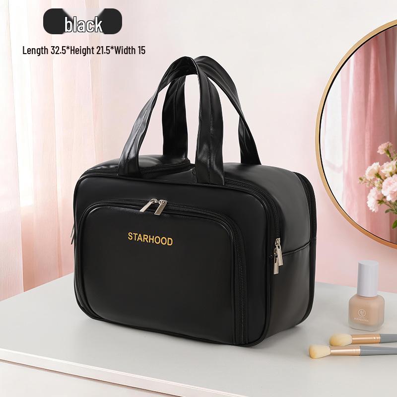 Large Capacity Multi-functional Makeup Bag with Multi-layer Compartments - Portable Travel Toiletry Storage Bag