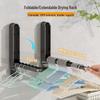 Retractable Wall-Mounted Clothes Drying Rack for Balcony 