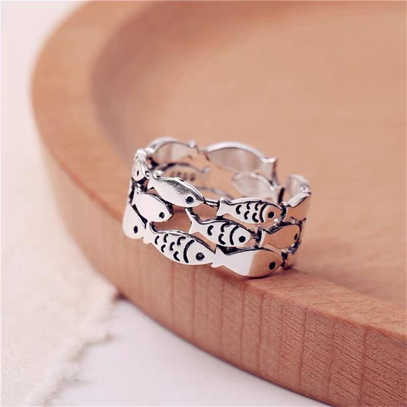 Fashionable and Trendy Creative Rings Playing Cardsvintage Zircon Rings for Men and Women Fashionable Jewelry Party Gifts