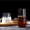 Nordic Style Mount Fuji Whiskey Glass - Transparent, Heat-Resistant, Water Drop Design for Cold Drinks