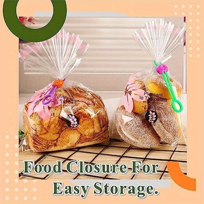 2pcs Chip Bag Clips, Snack Bags Sealing Clips, Cable Ties Air Tight Sealing Tools