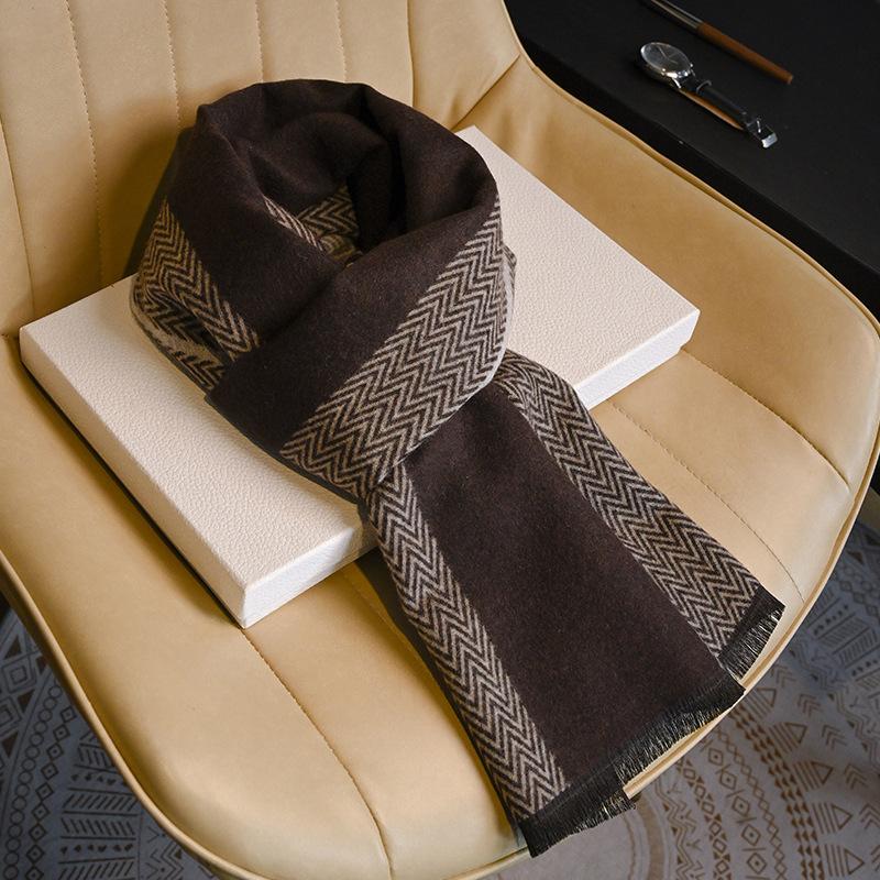 China red big red natal including wool scarves, gifts for men and women in winter, scarf gift box