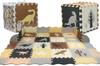 Duża mata piankowa xxl kojec puzzle 3w1 dinozaury