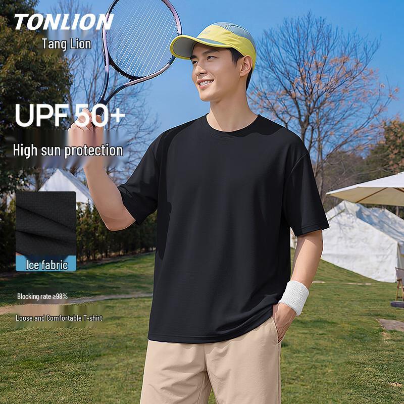 

TonLion Men s UPF50+ Cooling Short-Sleeve T-Shirt 2XL