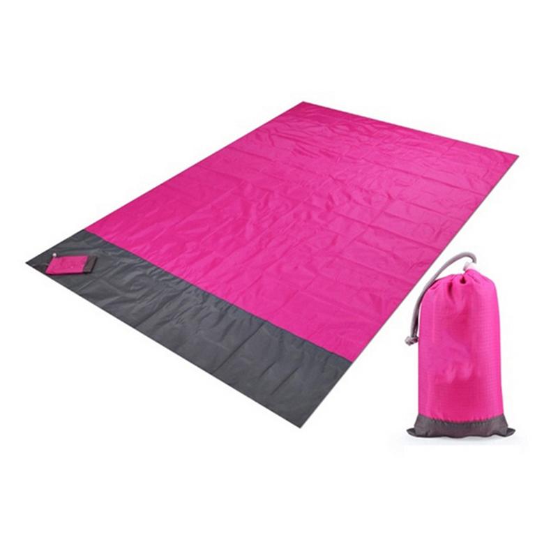 Beach Blanket Sandproof 200 X 140Cm Waterproof Beach Mat Lightweight Picnic Blanket For Travel Hiking Sports