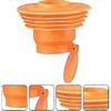 Silicone Anti-Odor Backflow Drain Trap for Washing Machine (75mm) - Sewer Pipe Sealer