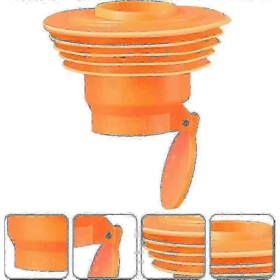 Silicone Anti-Odor Backflow Drain Trap for Washing Machine (75mm) - Sewer Pipe Sealer