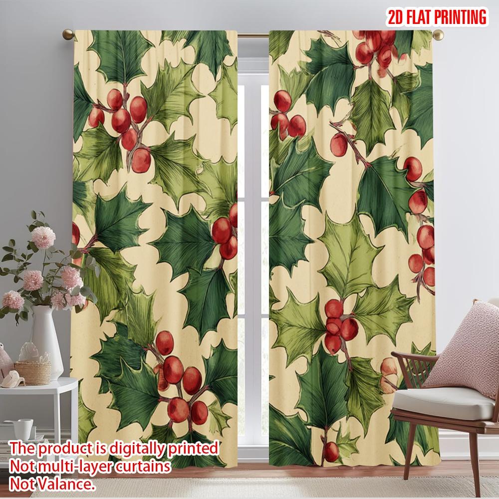 

2 шт., шторы с 2D-печатью, с цифровой печатью, рождественский снеговик, полиэстеровая ткань (без удилища) Праздничный Ldeal для спальни, 52.50×116.00 CM 2pcs