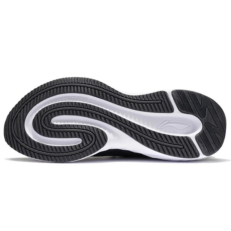 New LiNing Running Collection Cushioning Abrasion Resistant Lightweight Low Top Running Shoes Men's Black ARSS017-1