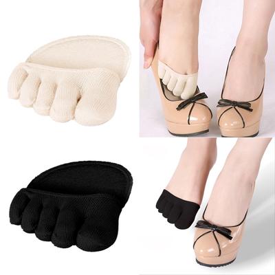 1 paio di cuscinetti di supporto per piede metatarsale in gel per massaggio antidolorifico per soletta in cotone semi-sottopiede