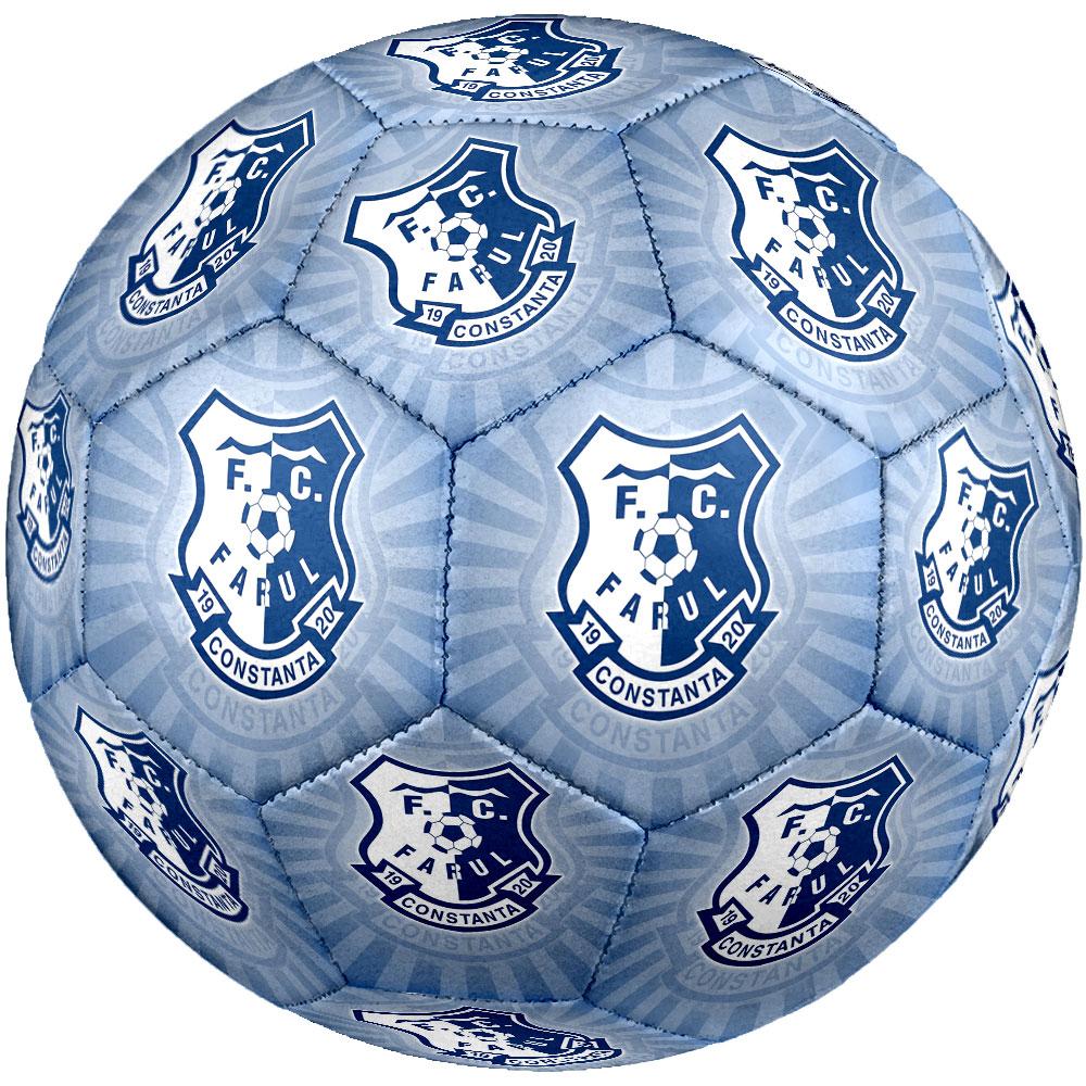 Farul FC Size 5 Soccer Ball, Machine-Stitched PVC, Durable & High Bounce, All Ages Fit, fan merchandise, matches & outdoor use.