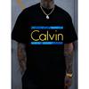 European Sizes American Style Plus Size Fashion Trend Short Sleeve T-Shirt | Pure, Round Neck, Casual Style, Breathable