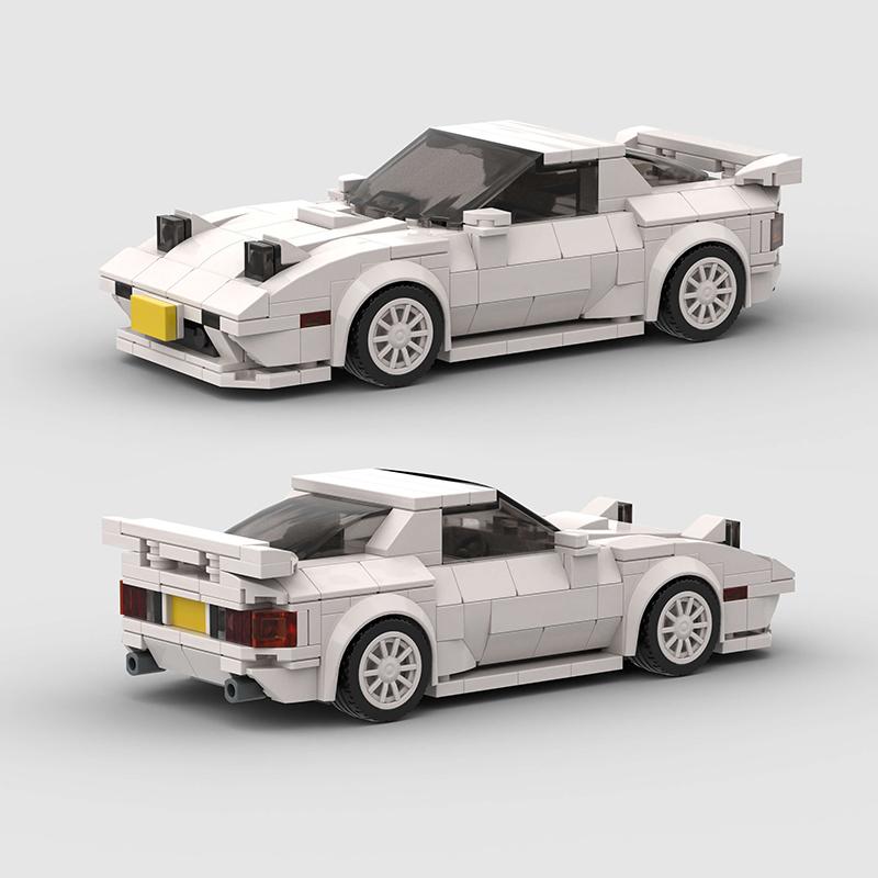 AAYK1 City Technical Speed World Famous Car Building Blocks Racing Fast And Furious Moc Brick Vehicle A80 Supra V2 Toys Kid