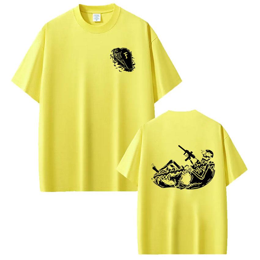 Forward Observations Group Skeleton Tshirts Unisex Women Clothing Fashion Oversized Casual Cotton Y2K Short Sleeve Tees Streetwear
