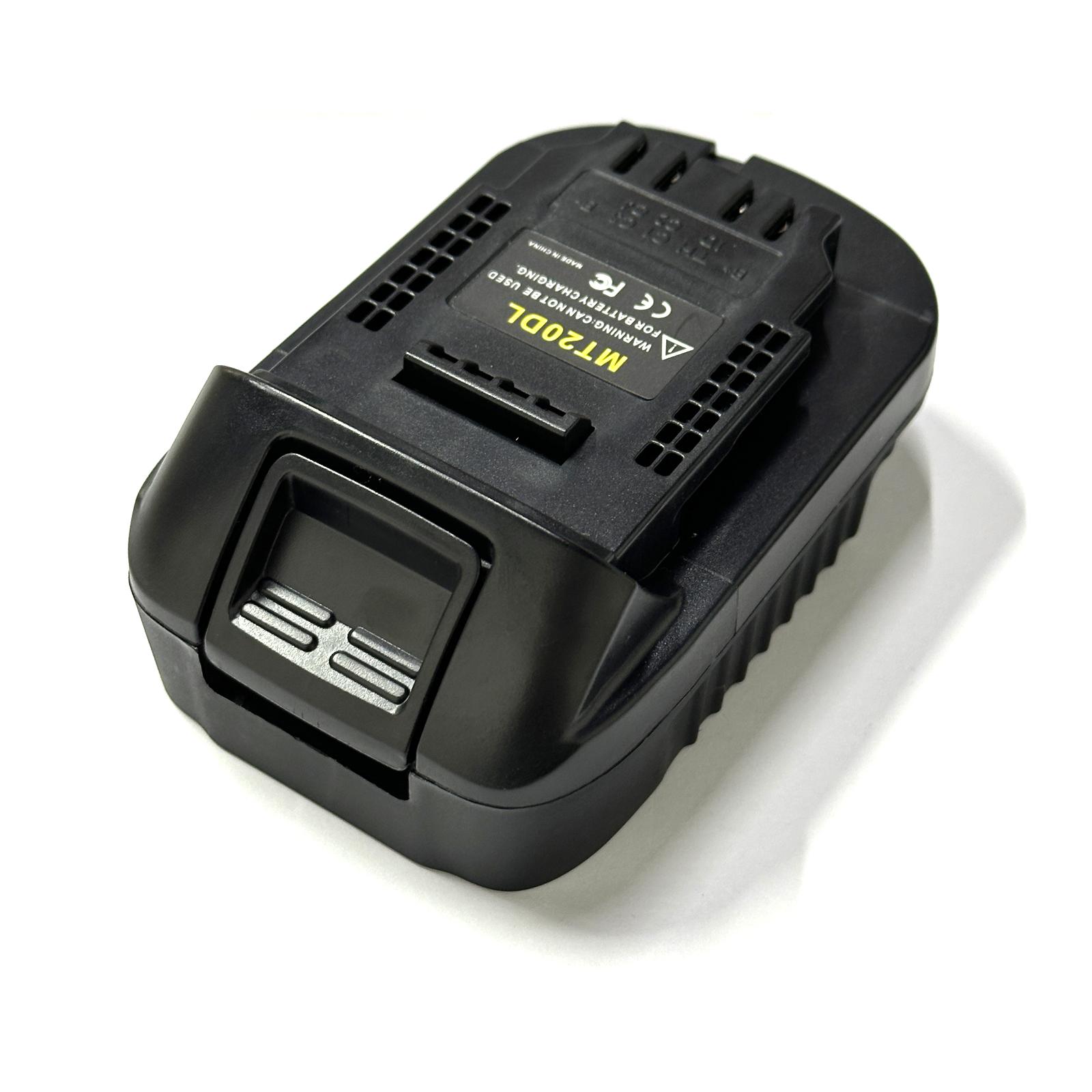 MT20DL Battery Adapter, Compatible with Makita 18v Lithium Battery, Convert to use on Dewalt 18v-20v Lithium Batteries Battery Adapter