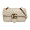 [Pre-Owned] GG Marmont Matelassé Mini Bag 'White' - Good #AX1QVC