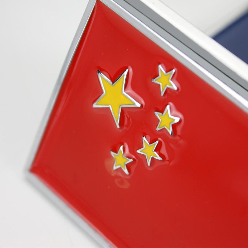 Deutschland Italien Nationalflagge Emblem DIY Metall Autoaufkleber Karosserieabdeckung Auto Heckklappenbeschriftung Auto Styling