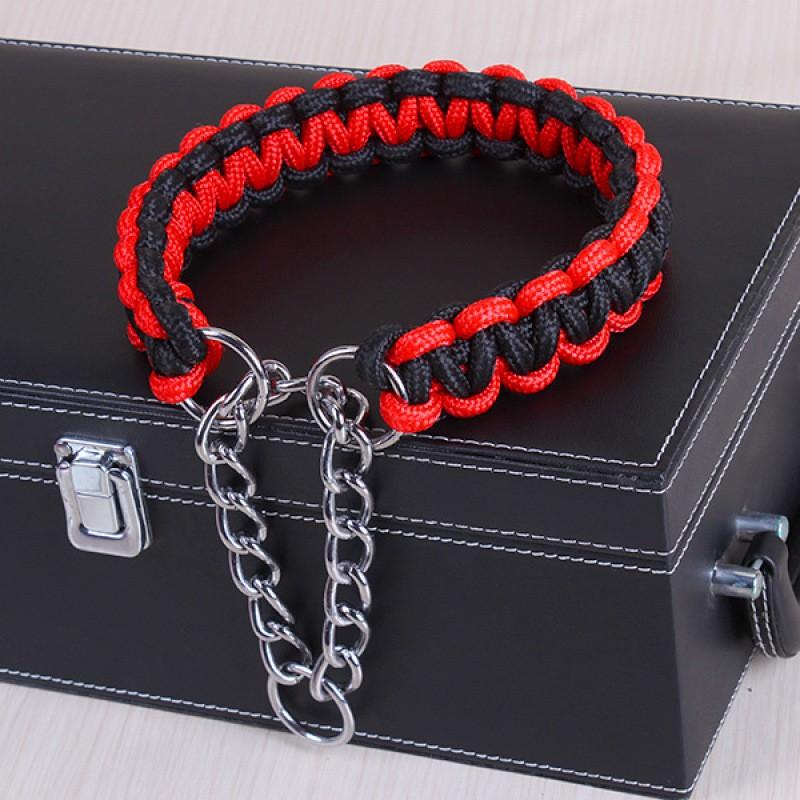 Dog Collar P Chain Small Medium Large Dogs Adjustable Pet Training Walking